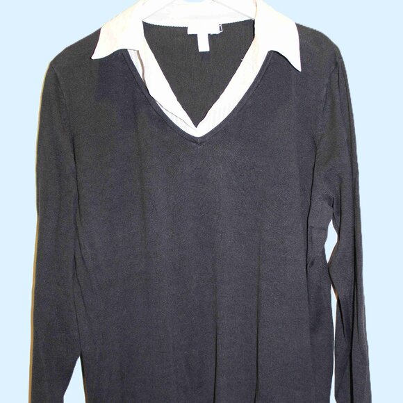 Black Charter Club Sweater - Sz 2X - Picture 1 of 3